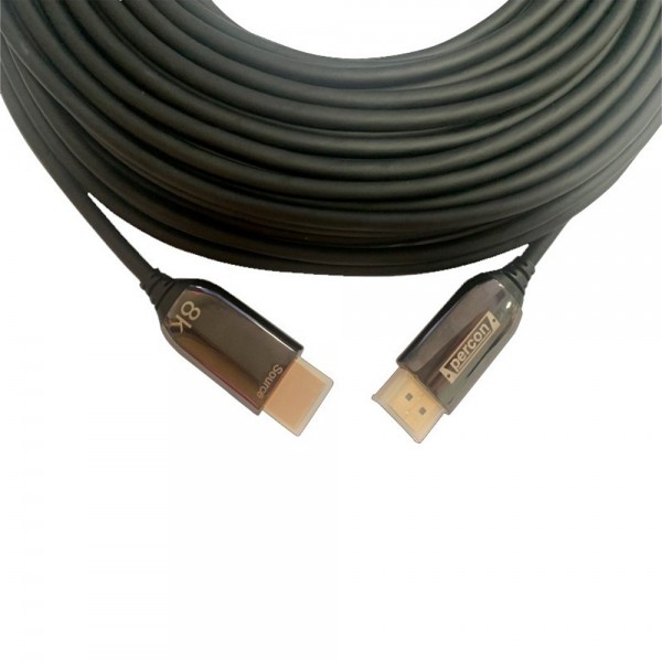 Comprar Percon PC-8675-15-2.1 Cable de 15 metros HDMI Fibra Óptica 2.1 con  resolución 8K al mejor precio