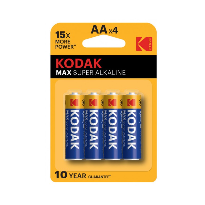 Comprar Kodak Max LR6 Pilas Alcalinas AAx4 al mejor precio