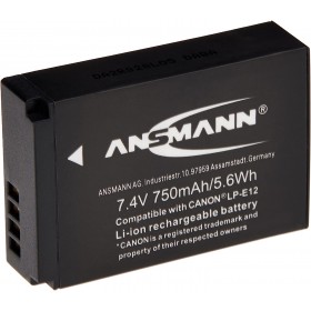 Ansmann Lp-E12 Batería para...